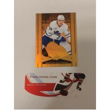 G-4 Auston Matthews Gold Etchings 2021-22 Tim Hortons UD Upper Deck 